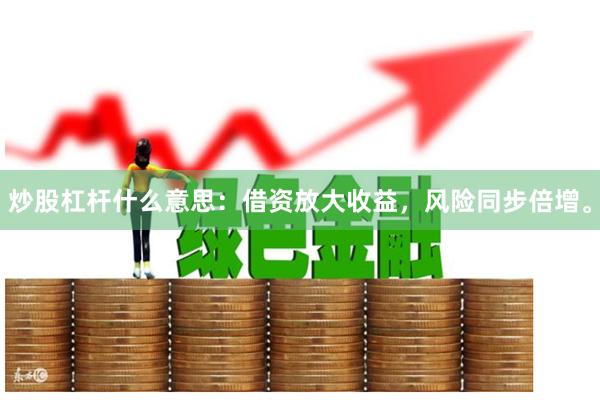 炒股杠杆什么意思：借资放大收益，风险同步倍增。