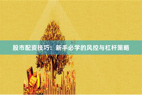 股市配资技巧：新手必学的风控与杠杆策略